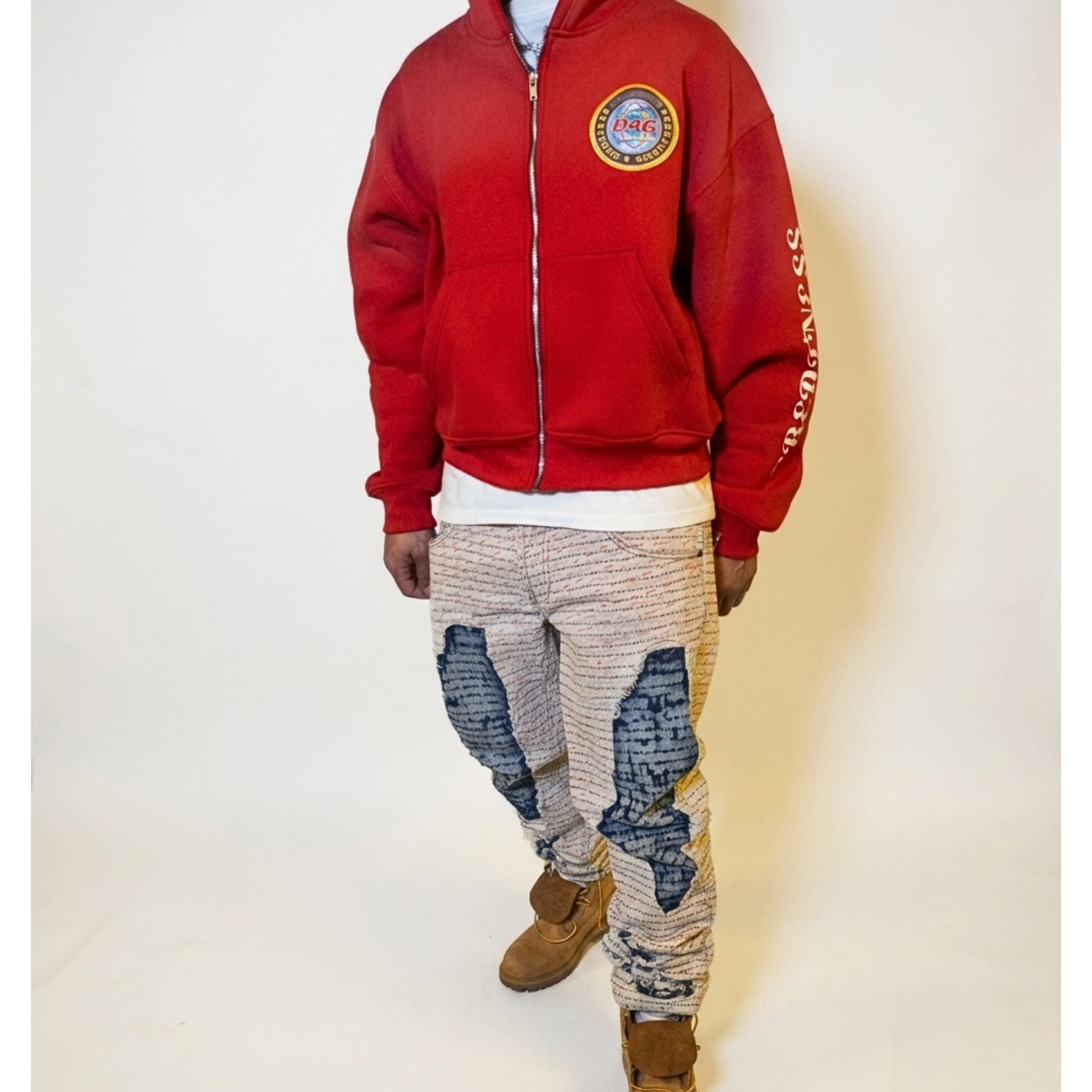 EMBLEM ZIP HOODIE